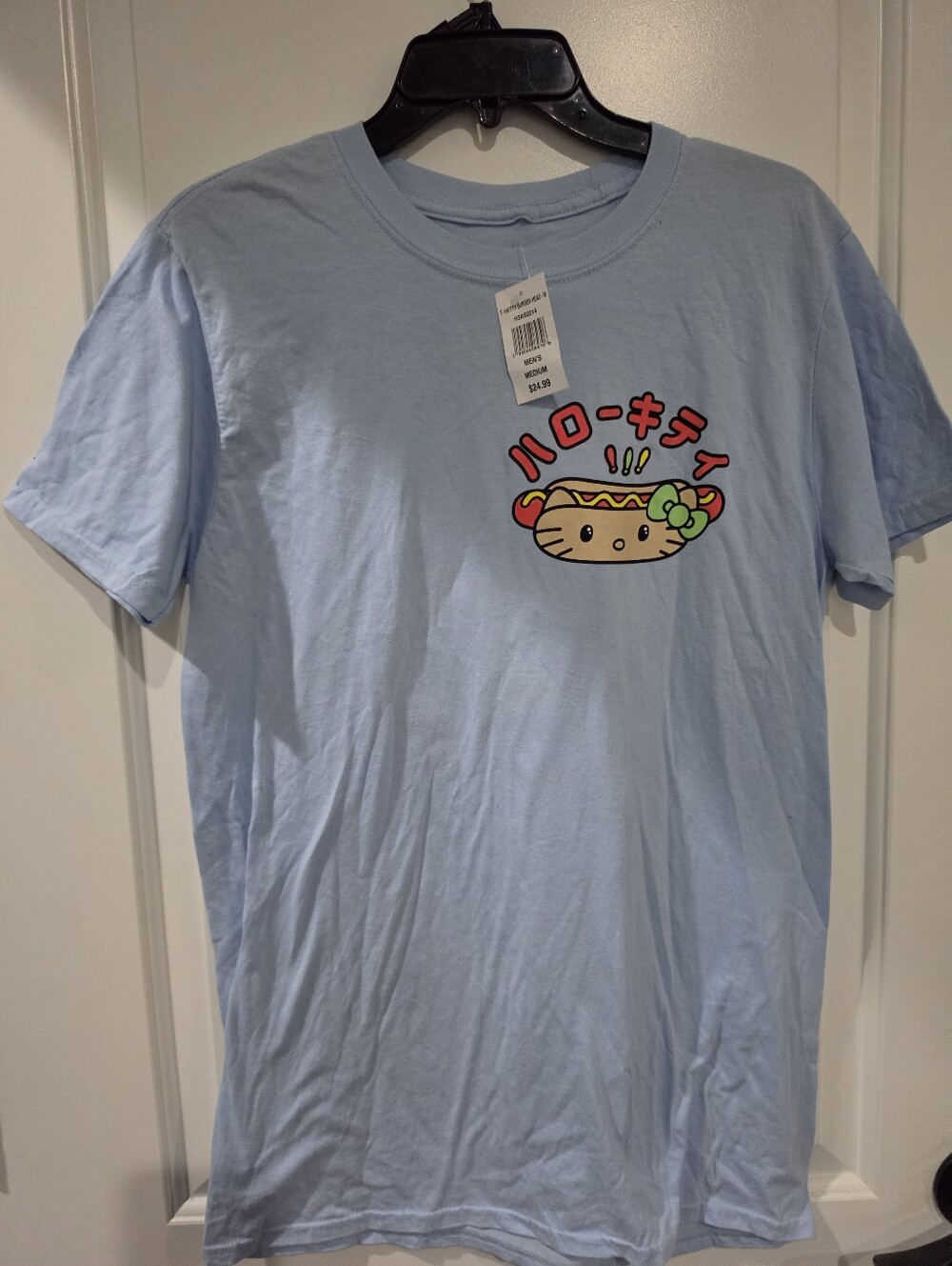 Hello Kitty Light Blue Tee with Taco Graphic